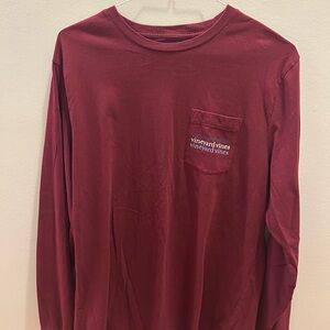 Vineyard Vines Garnet Long Sleeve Tee